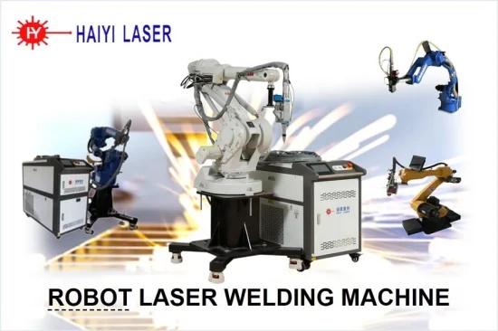 Sistema di saldatura del braccio robotizzato ABB Yaskawa con saldatura laser del binario posizionatore